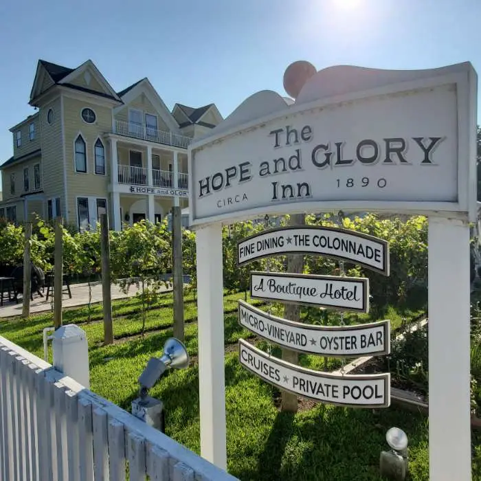 Hope and Glory Inn in Irvington, Virginia